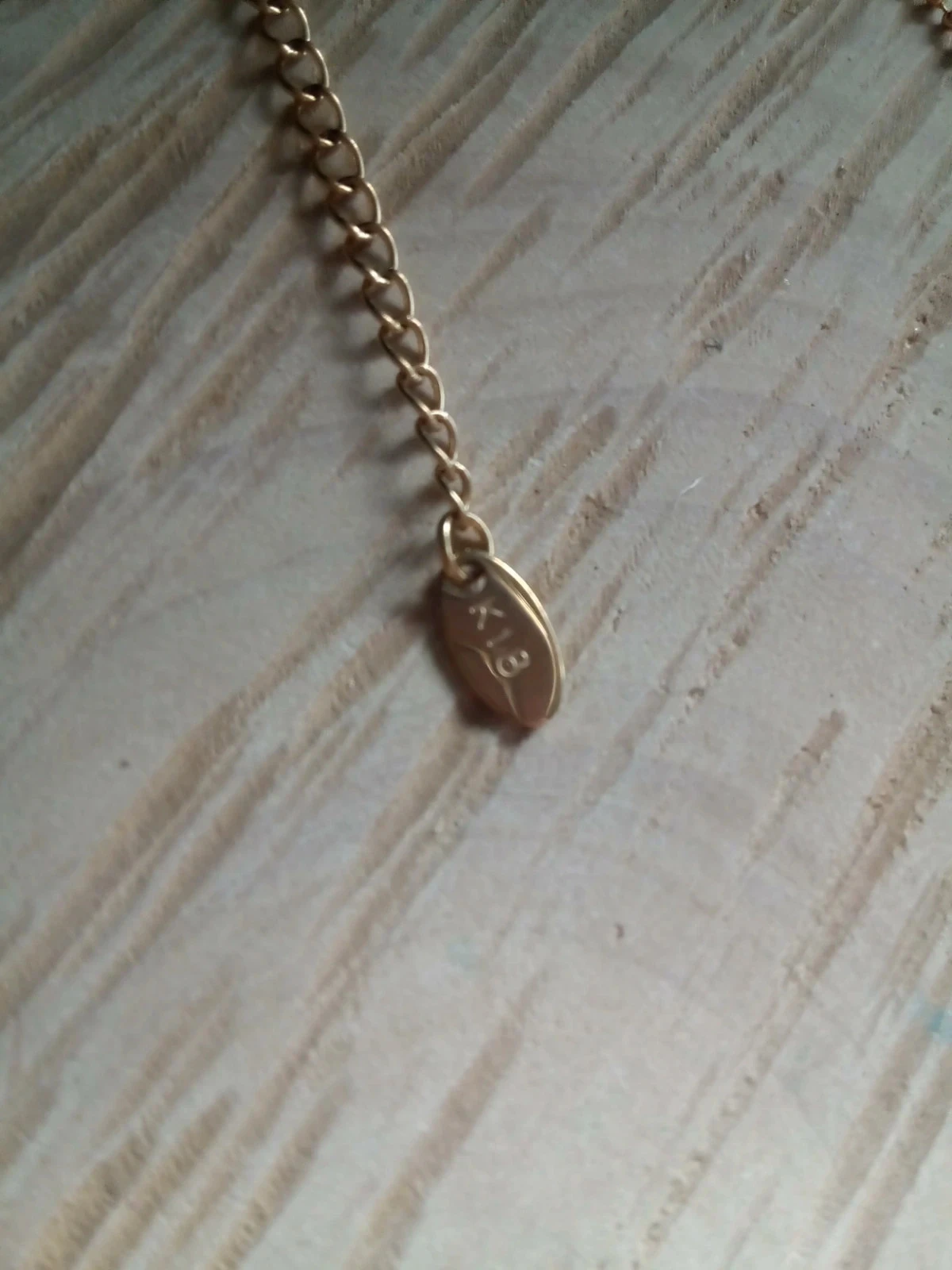 Collier plaqué k18 et zircons – photo 4